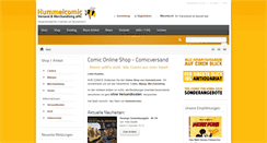Desktop Screenshot of hummelcomic.de